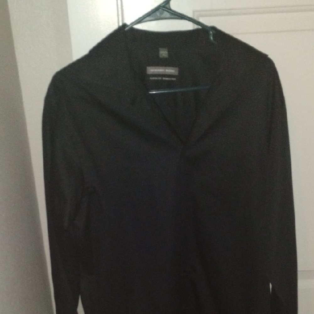 Geoffrey Beene Black Dress Shirt